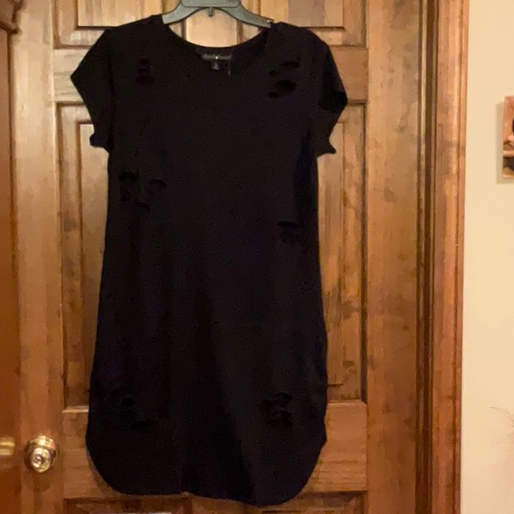 Derek Heart Cut Out Black Dress - NWT